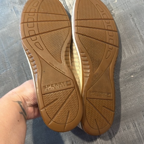 Sperry Top-sider Angelfish Boat Shoes Cork and Gray Size 9.5 - Picture 5 of 7